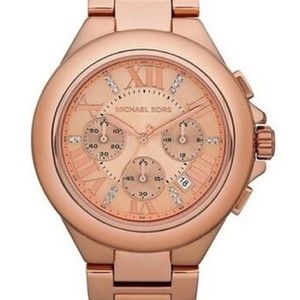 Michael Kors Women’s Camille Rose Gold Tone Watch
